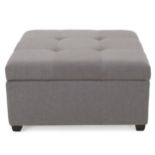 **(BRAND NEW SEALED BOX)**POUFFE FOOTSTOOL OTTOMAN STORAGE BOX