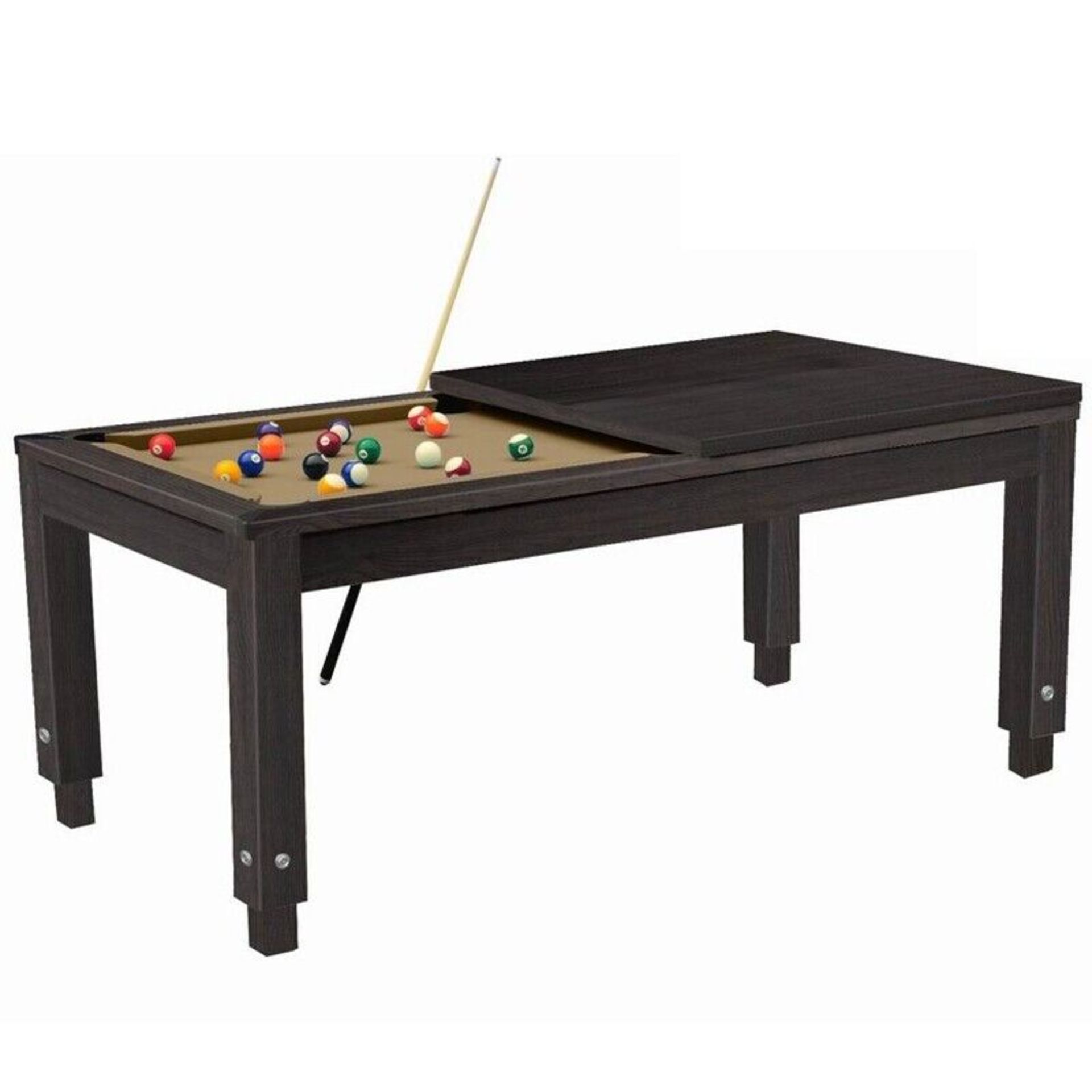 7FT - 2 IN 1 DINING TABLE AND POOL TABLE