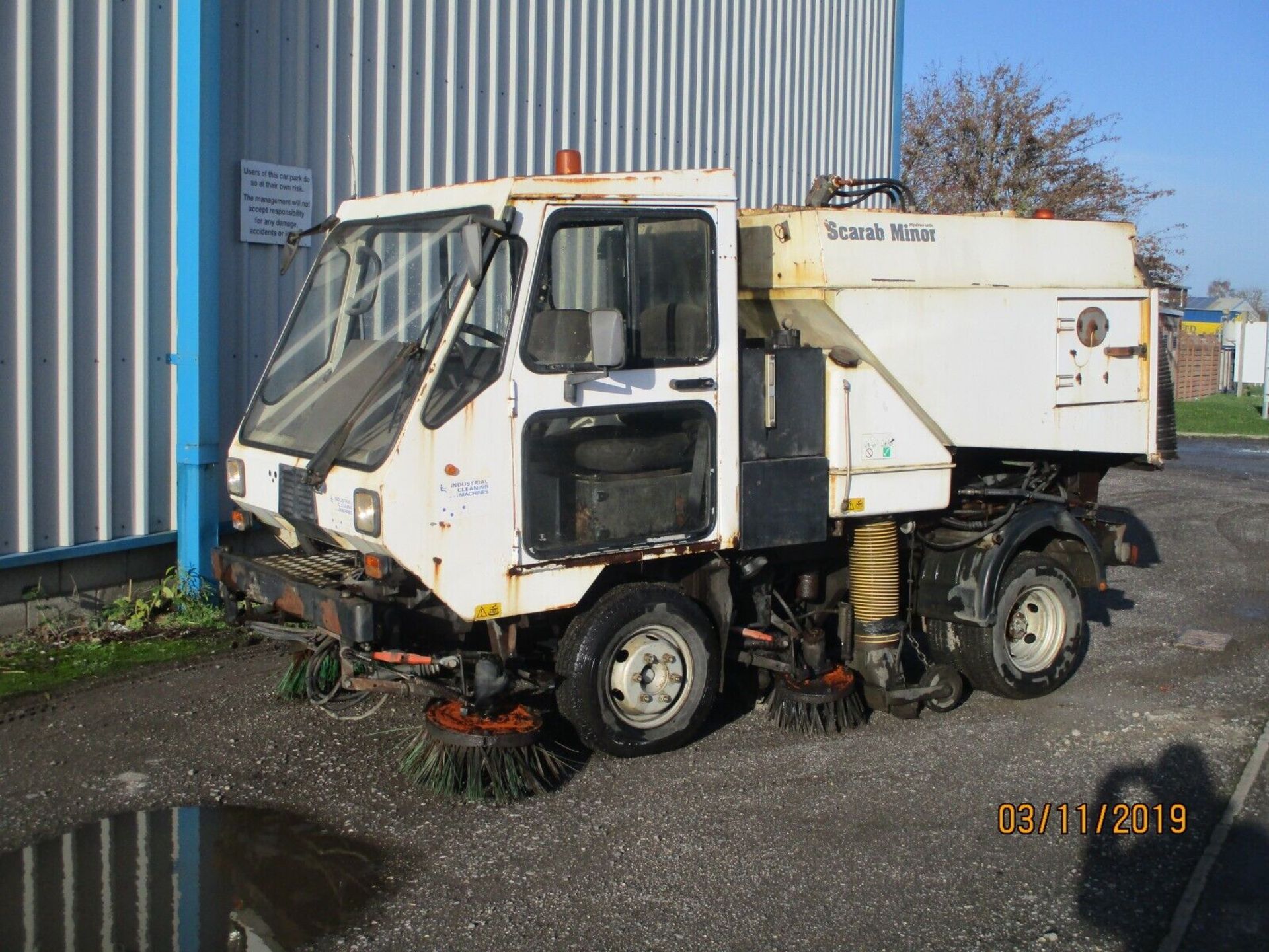 SCARAB MINOR ROAD SWEEPER DIESEL STREET CLEANER JOHNSTON - Image 9 of 11