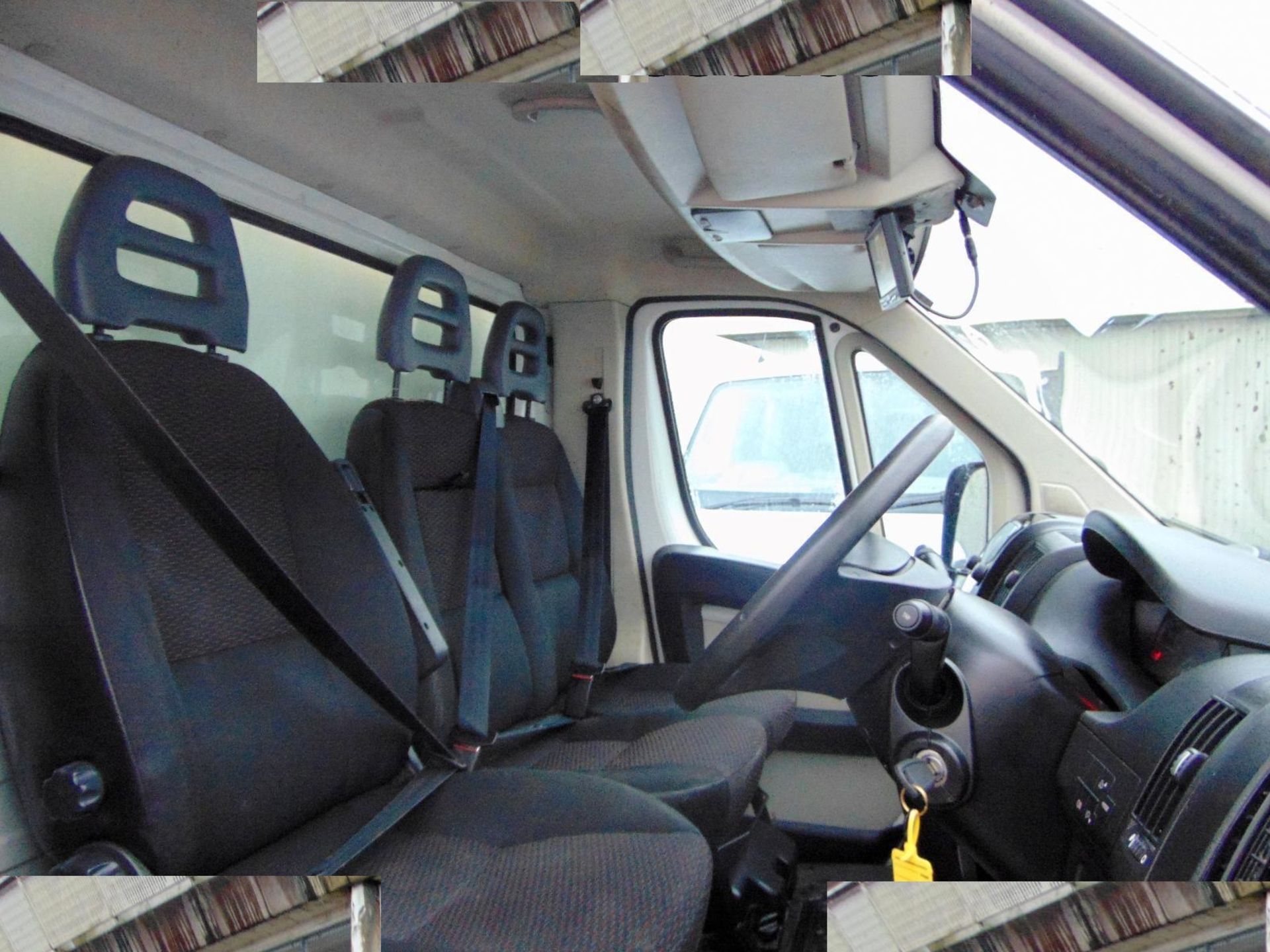 PEUGEOT BOXER 2014 TIPPER: COUNCIL DIRECT, 57K MILES, CAGE SIDES - Image 8 of 14