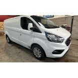 97K MILES - 2018 FORD TRANSIT CUSTOM LIMITED 130PS -MOT: MAY 2024 - NO VAT ON HAMMER