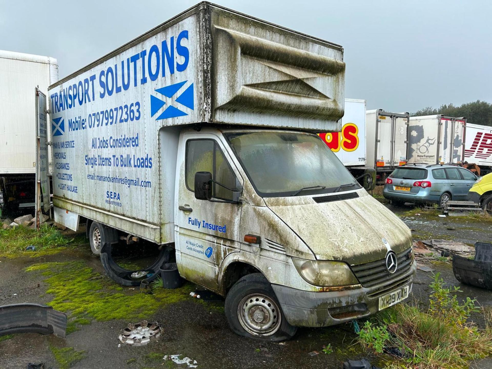 RESTORATION CHALLENGE: VINTAGE MERCEDES SPRINTER LUTON VAN 2000 - NO VAT ON HAMMER - Image 2 of 4