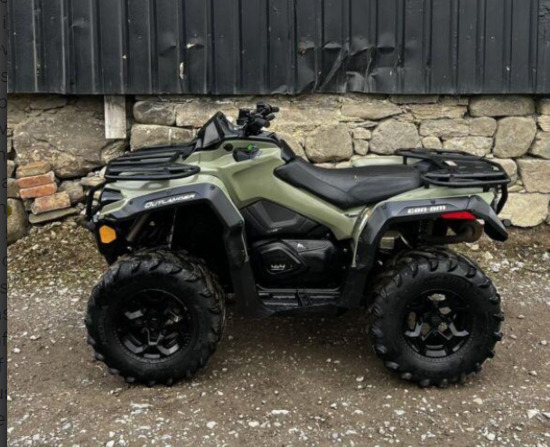 QUAD ATV BIKE CAN-AM CAN AM OUTLANDER 570 PRO 4WD - Image 9 of 9