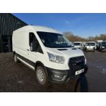 **(ONLY 18K MILEAGE)** SMOOTH TRAVELS: 71 PLATE FORD TRANSIT TREND MOT OCT 2024 - NO VAT ON HAMMER