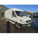 WHITE WONDER: '10 MERCEDES SPRINTER CAMPER - MOT MAY 2024 - NO VAT ON HAMMER