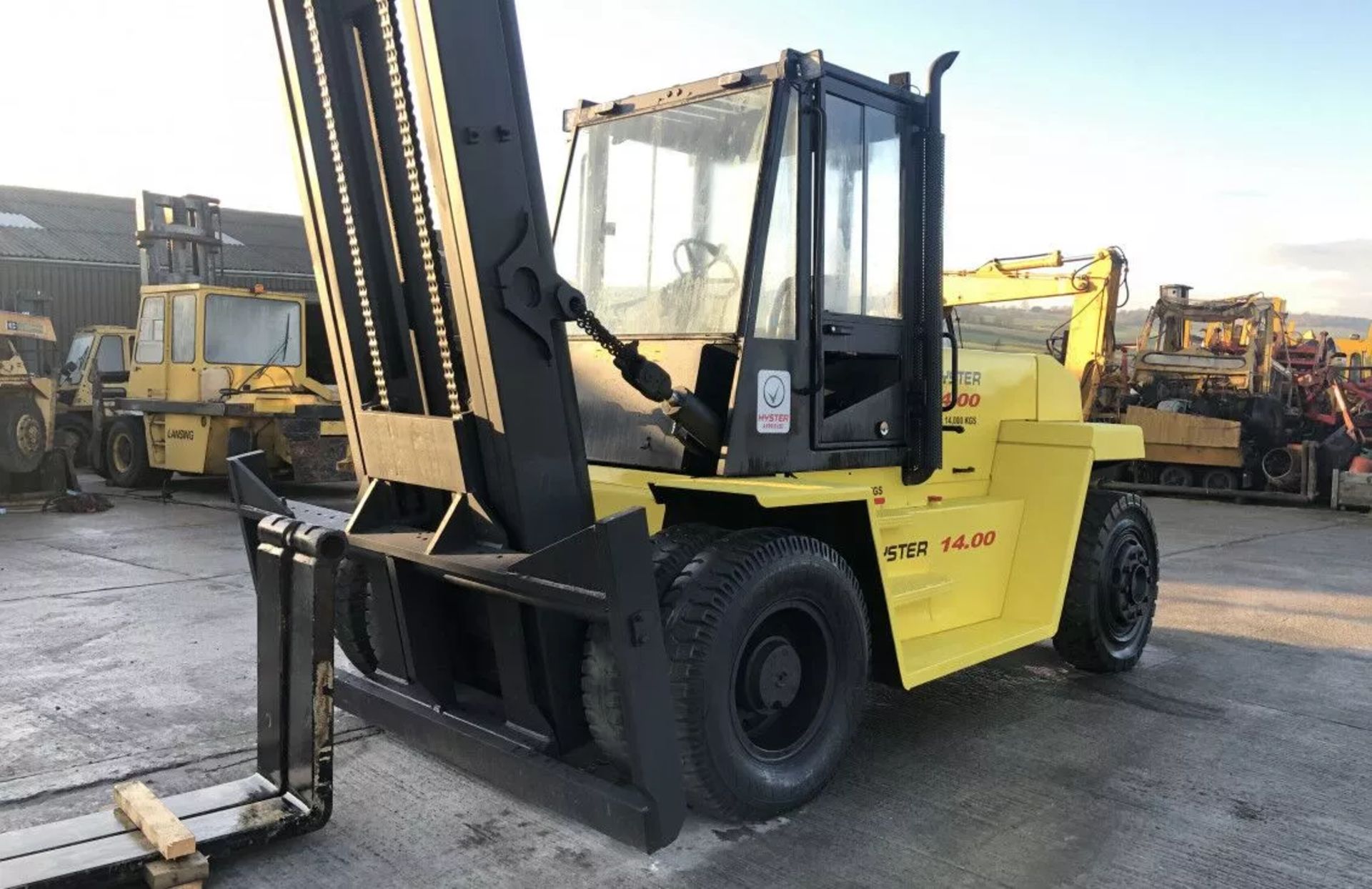 HYSTER H14.00XL DIESEL FORKLIFT - Image 9 of 15