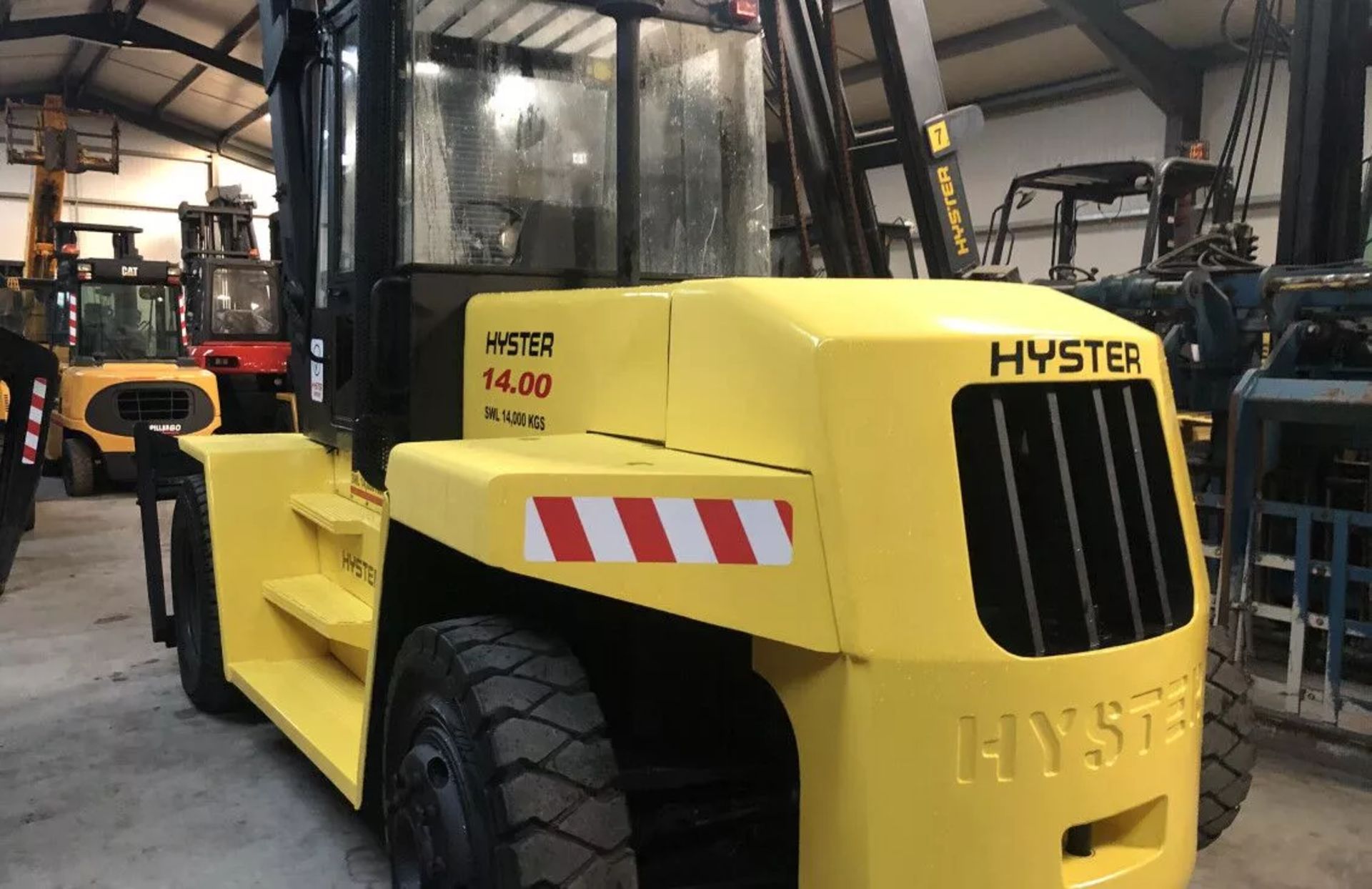 HYSTER H14.00XL DIESEL FORKLIFT - Image 6 of 15