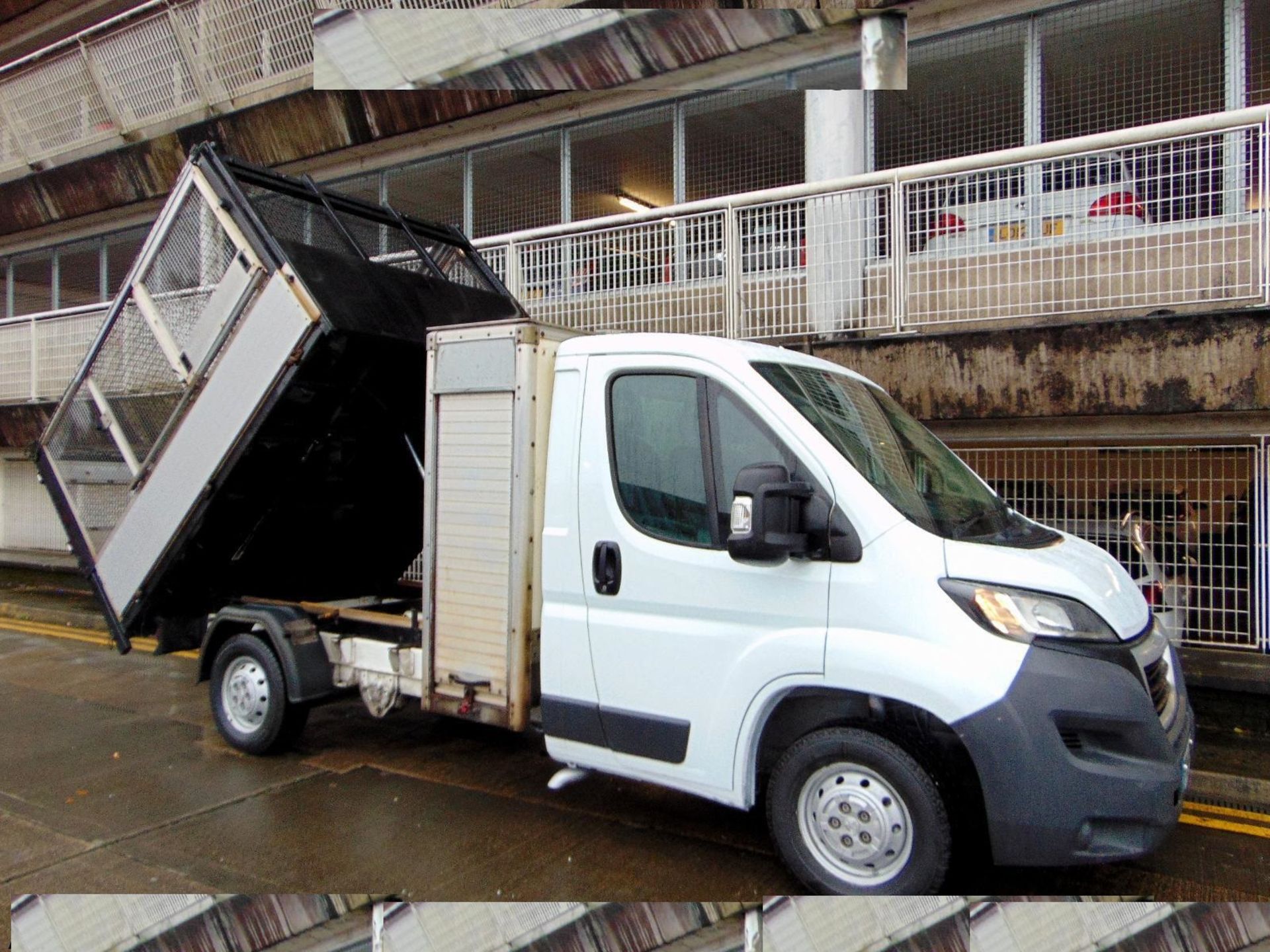 PEUGEOT BOXER 2014 TIPPER: COUNCIL DIRECT, 57K MILES, CAGE SIDES - Image 14 of 14