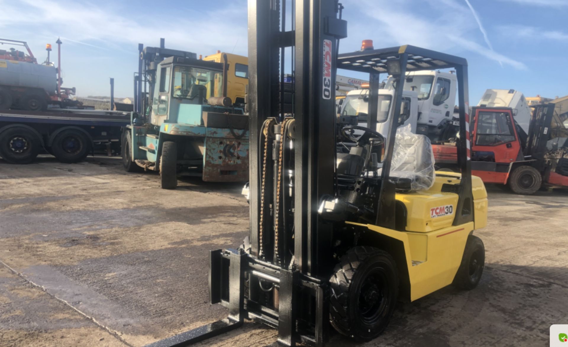 3 TON TCM FD 30 DIESEL FORKLIFT - Image 6 of 14