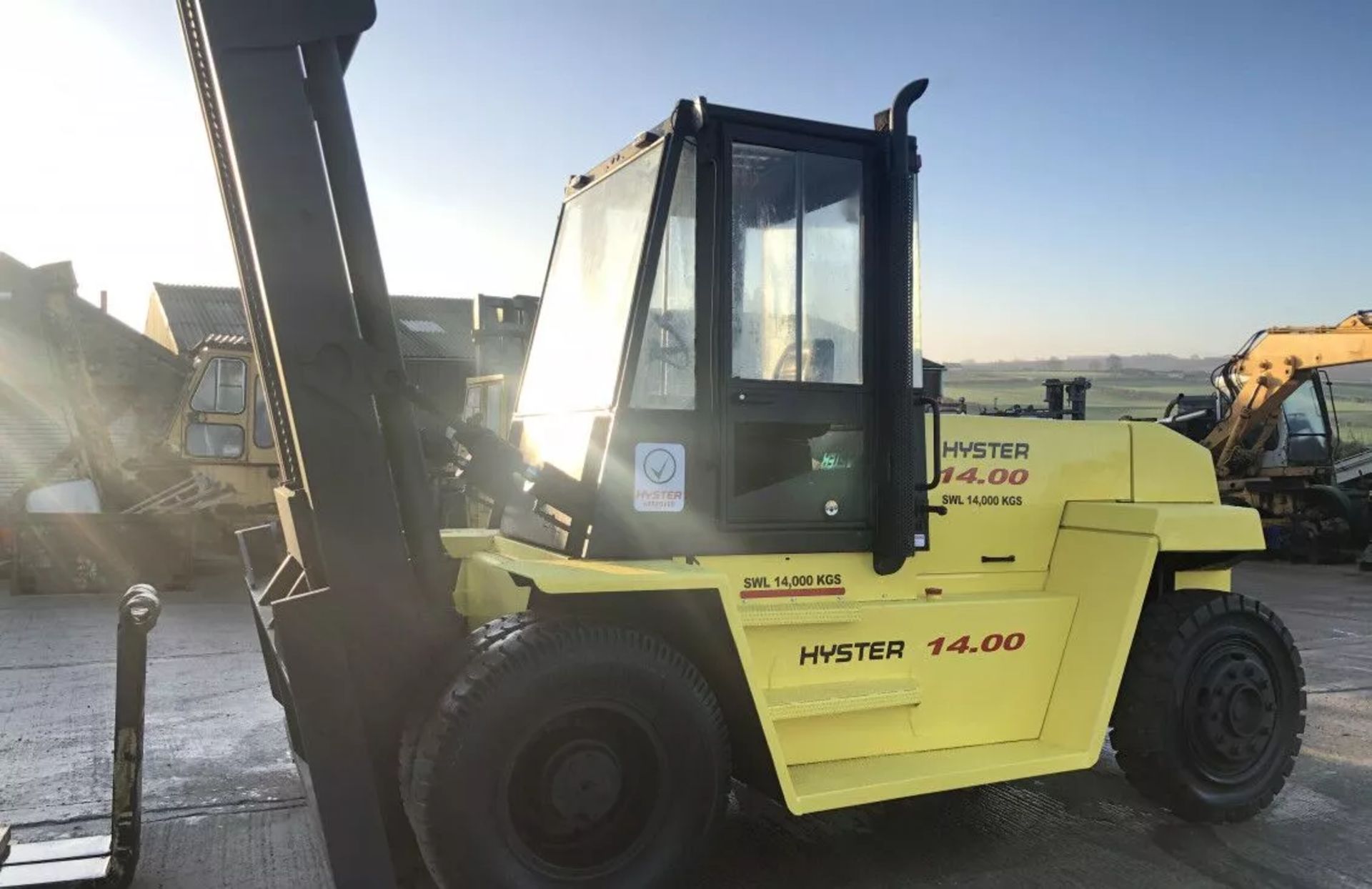 HYSTER H14.00XL DIESEL FORKLIFT - Image 14 of 15