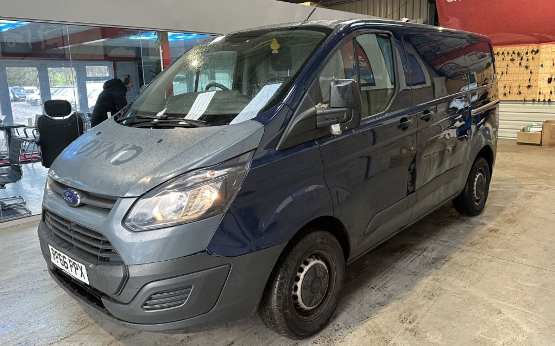 FORD TRANSIT CUSTOM 270: EURO 6, RELIABLE FULL MOT, SOLID DRIVETRAIN - NO VAT ON HAMMER