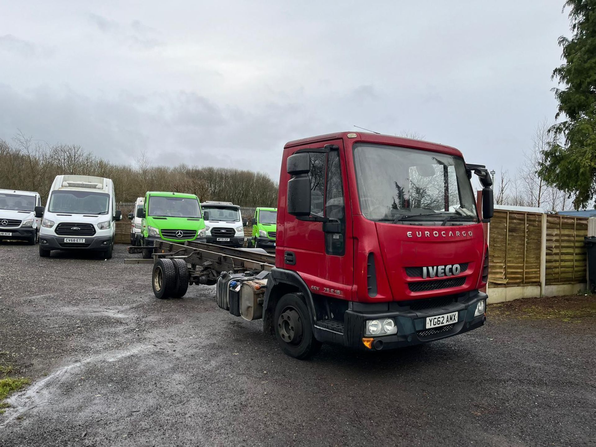 2012 IVECO EUROCARGO ML75E16: 20FT CHASSIS CAB, AUTOMATIC