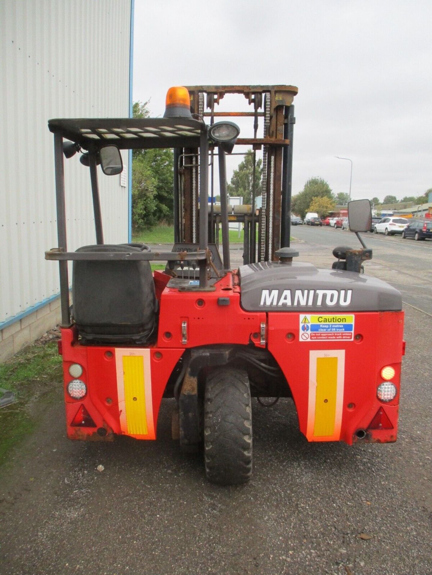 2016 MANITOU KUBOTA DIESEL ENGINE TMM25 4W FORKLIFT - Image 12 of 18