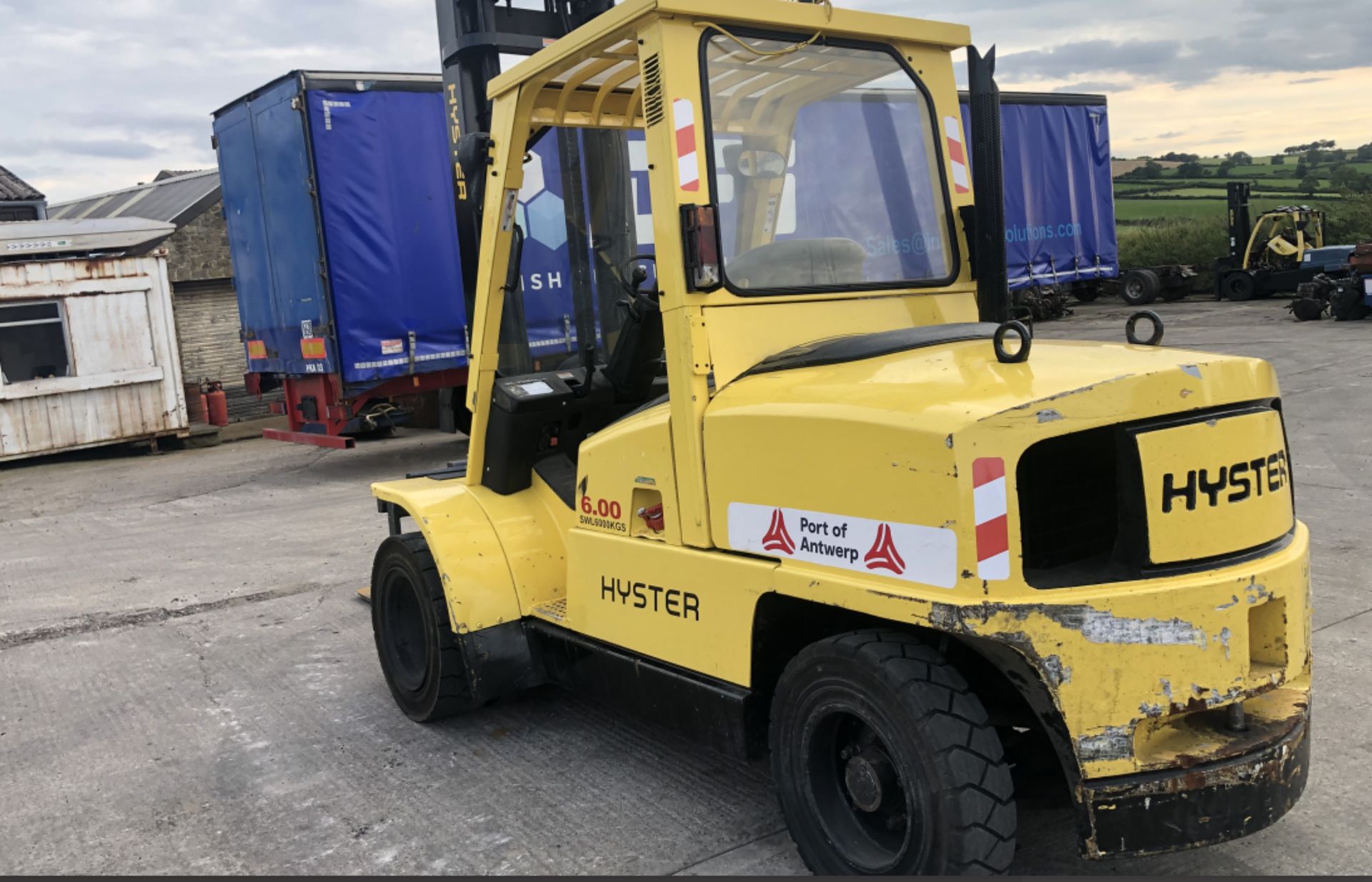 2009 HYSTER H6.00 XM 6 TON DIESEL FORKLIFT - Image 8 of 10