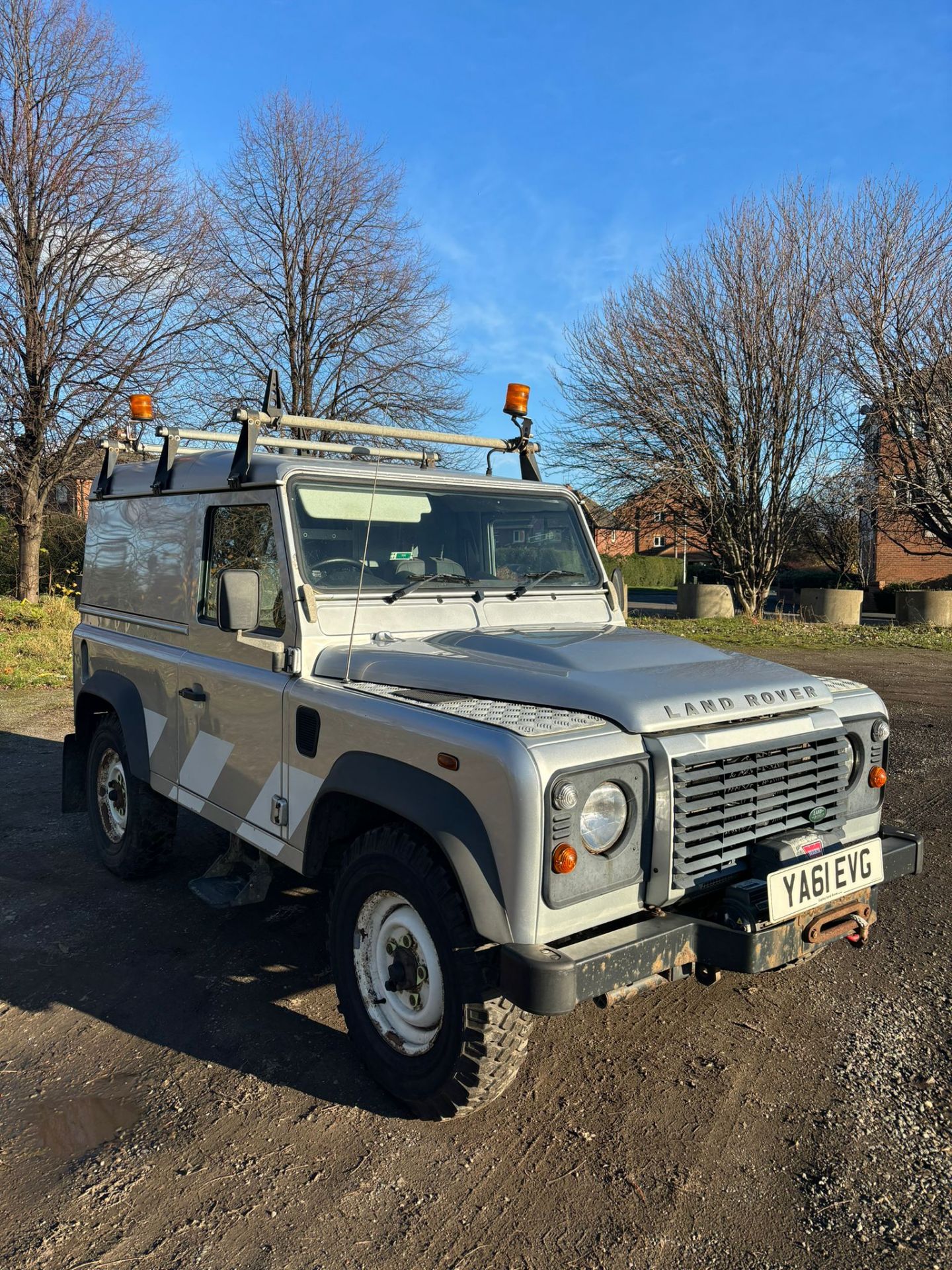 LAND ROVER DEFENDER 90 HARDTOP TDCI 2012 SWB EX WATER BOARD AIR CON - Image 11 of 14