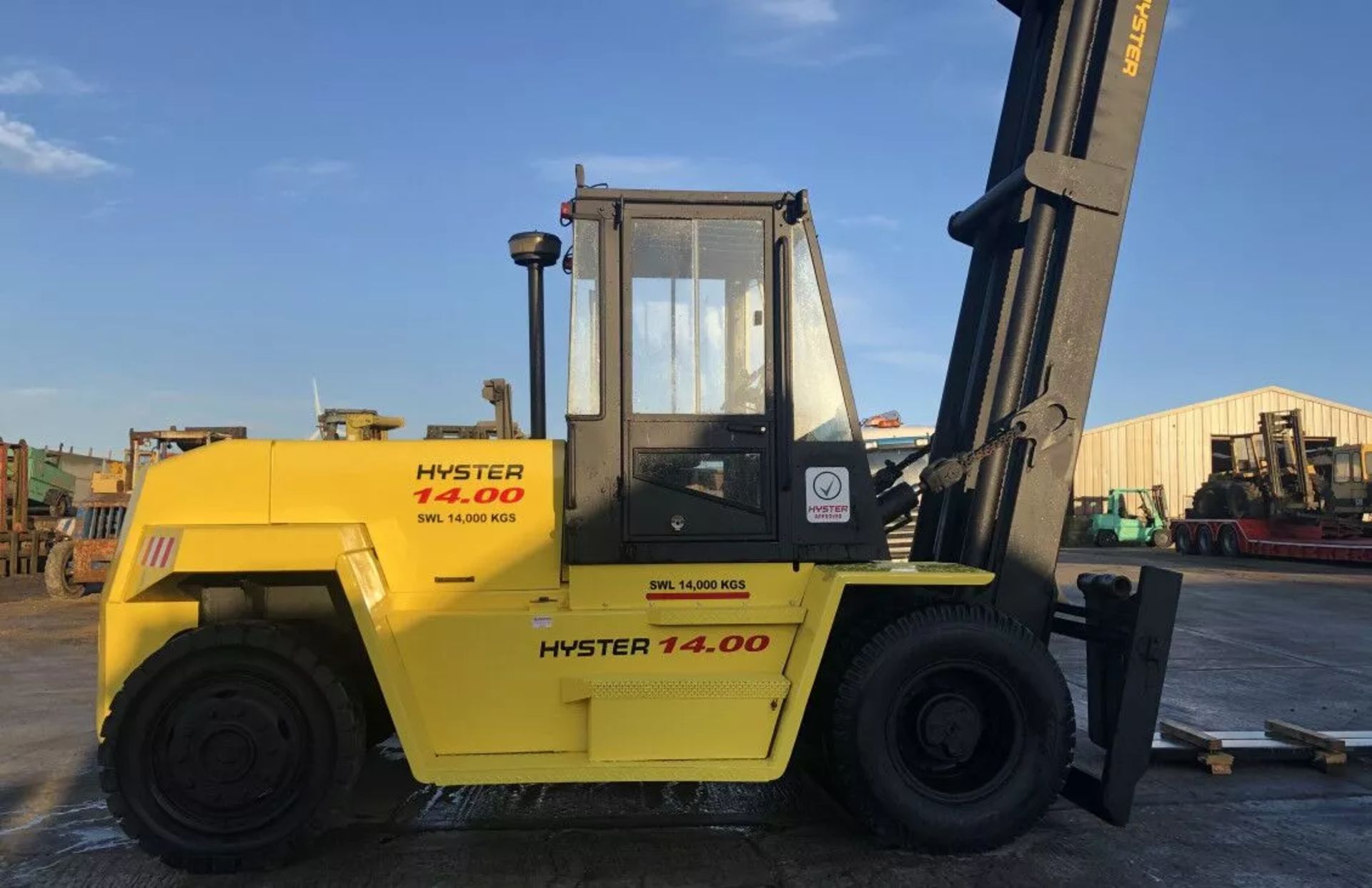 HYSTER H14.00XL DIESEL FORKLIFT - Image 4 of 15