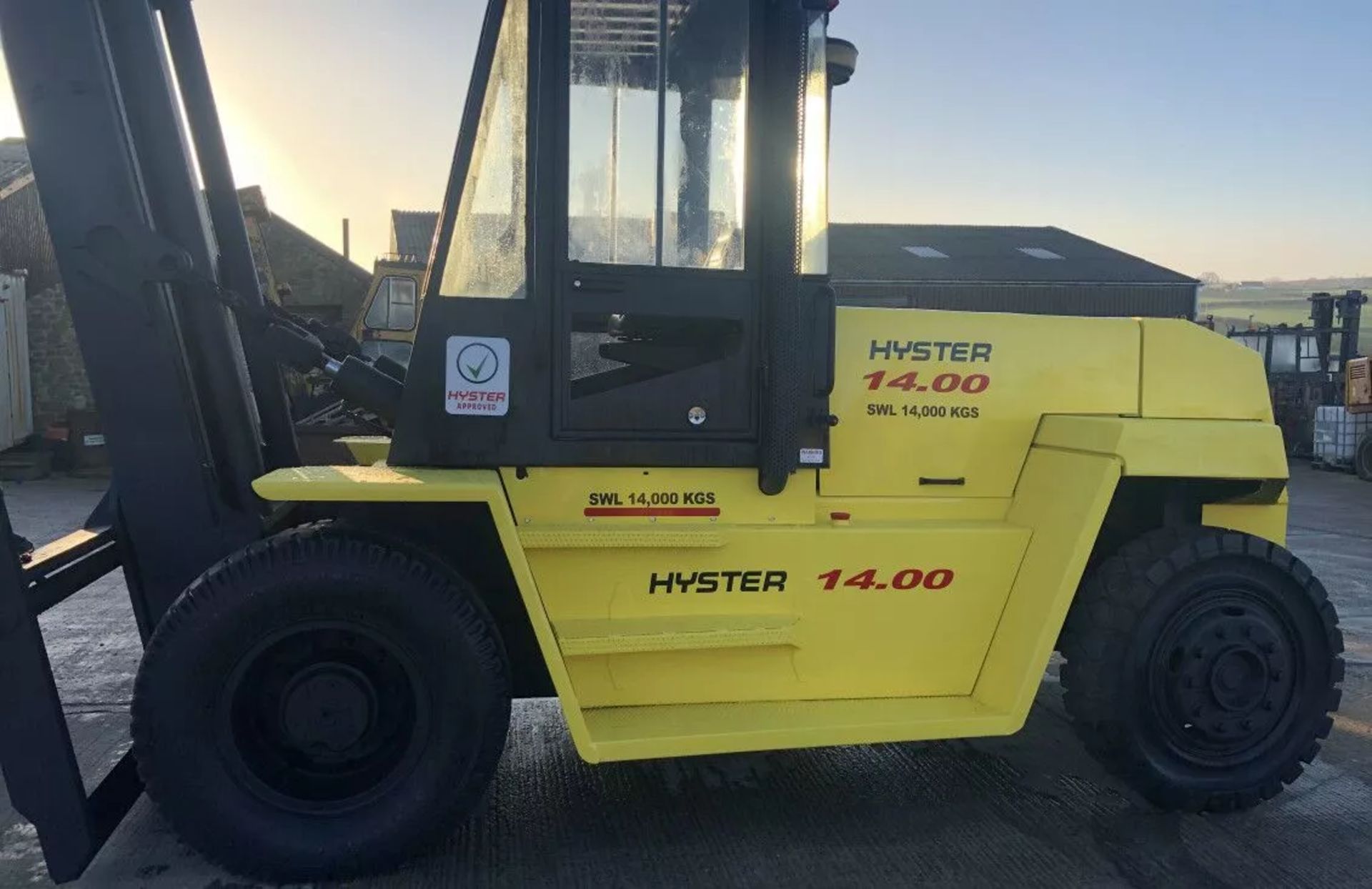 HYSTER H14.00XL DIESEL FORKLIFT - Image 5 of 15