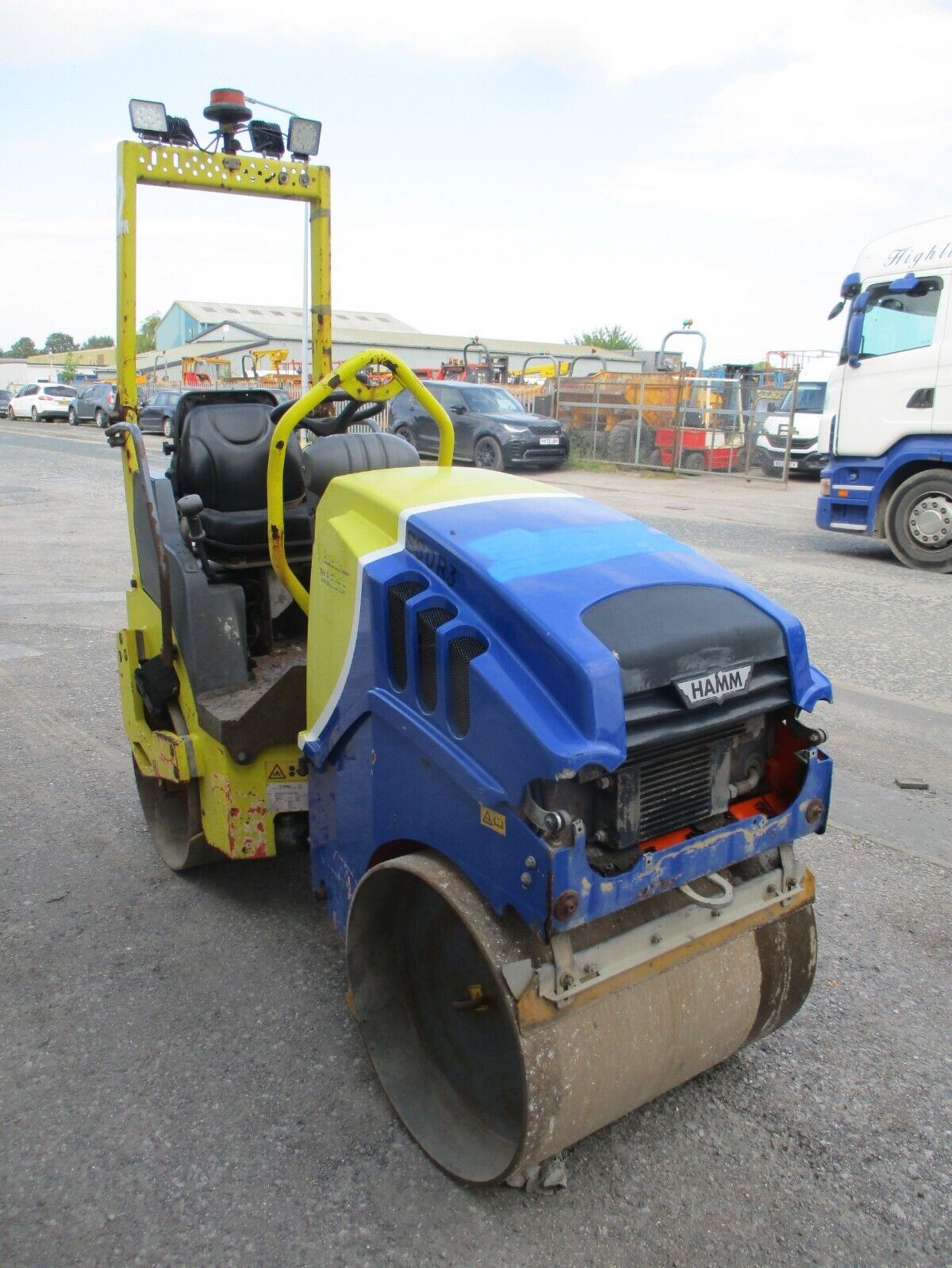 2014 HAMM HD8 VIBRATING ROLLER BOMAG 80 BENFORD TEREX 800 - Image 3 of 10