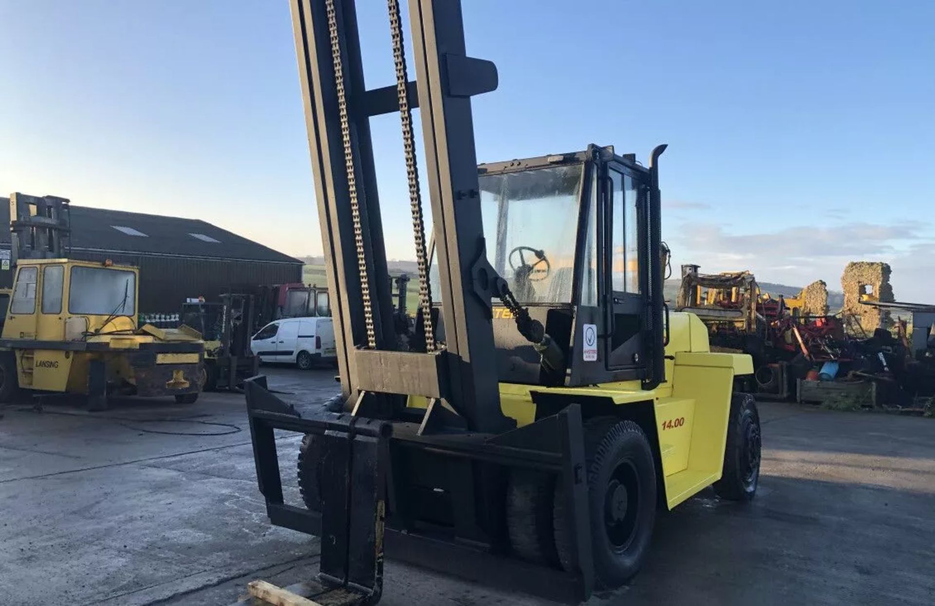 HYSTER H14.00XL DIESEL FORKLIFT - Image 13 of 15