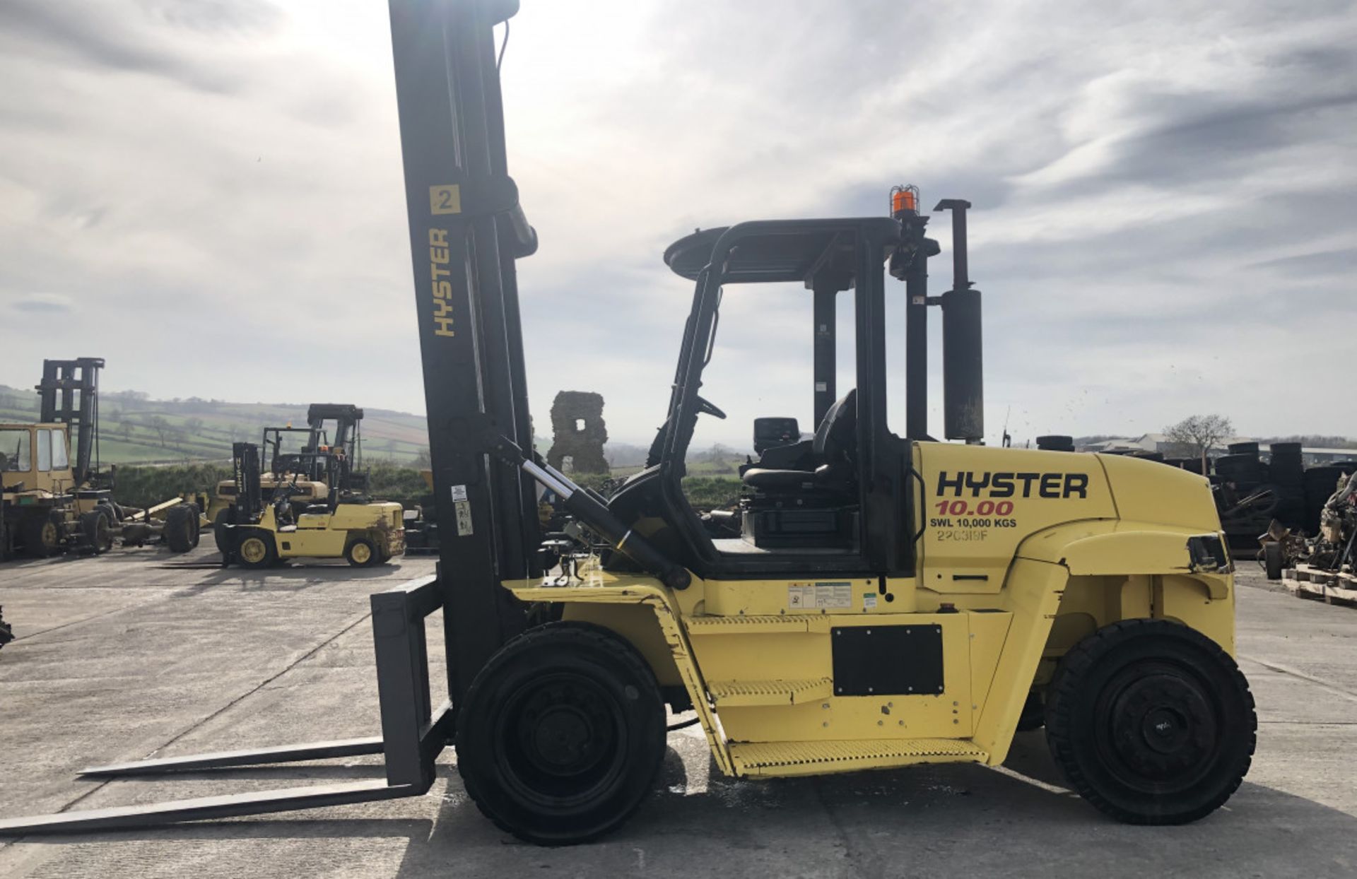 HYSTER H10.00XM ,10 TON DIESEL FORKLIFT