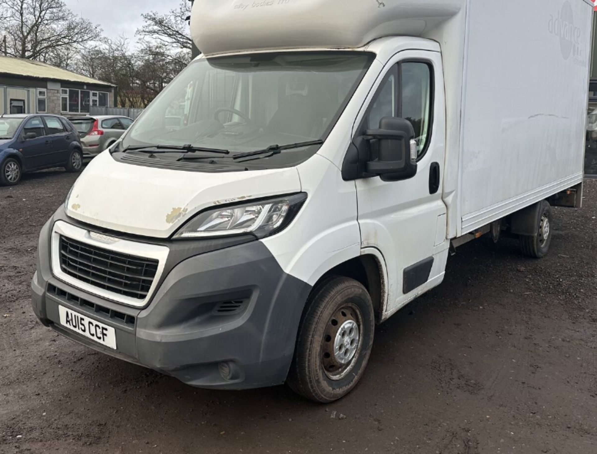 2015 PEUGEOT BOXER L3 DIESEL MOT: 10TH APRIL 2024 - NO VAT ON HAMMER - Image 2 of 12