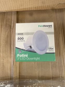 48 X 3 INCH LED DOWNLIGHT 4000K TRADE VALUE £505