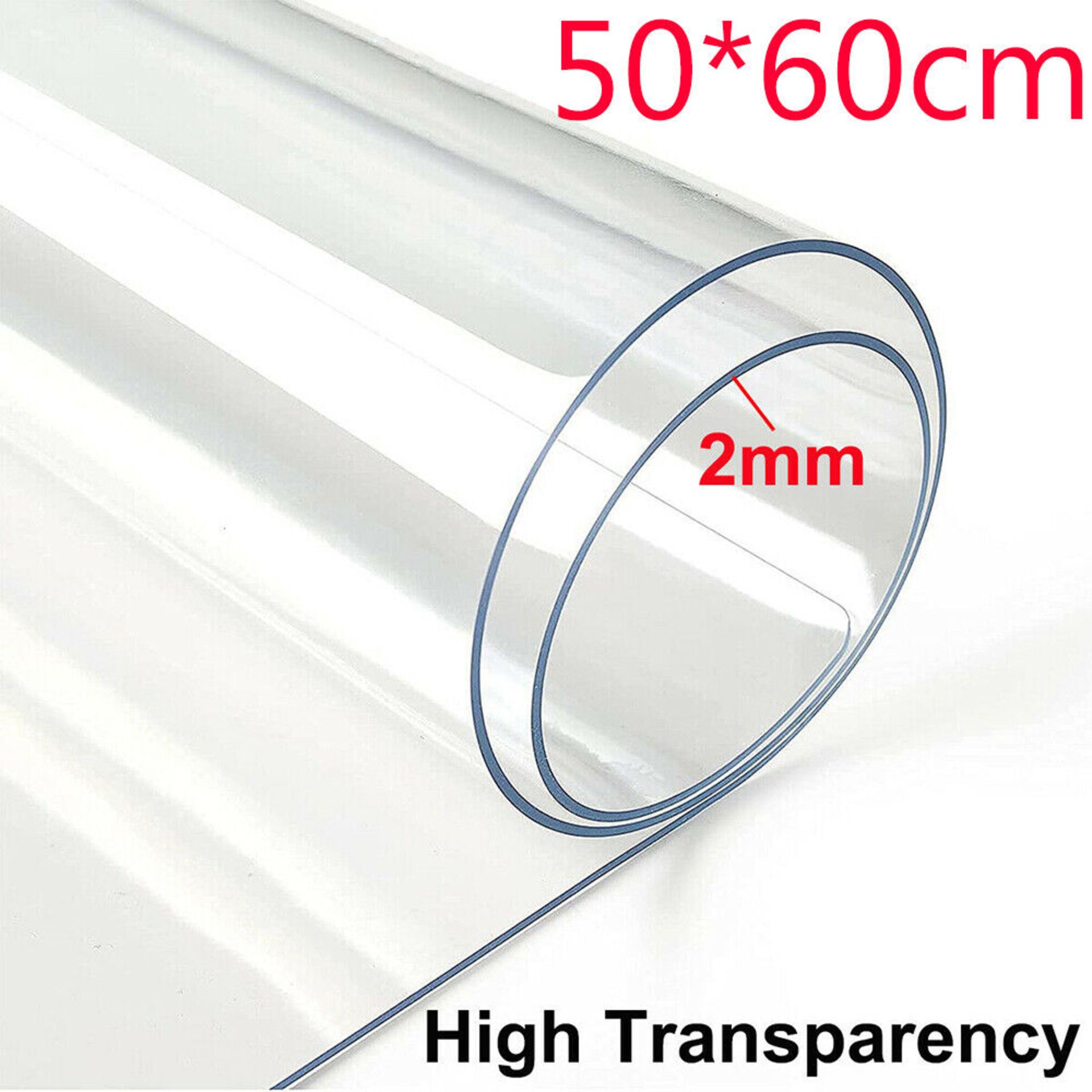 TRADE LOT OF 100 CLEAR TRANSPARENT VINYL PVC TABLECLOTH TABLE PROTECTOR COVER