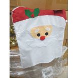 LOT CONTAINIG 200 X XMAS FELT CHAIR COVERS