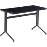 10 X BLACK GLASS GAMING DESK