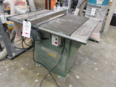 Startrite Tilt-Arbor dimension circular saw bench, serial number: 175153311, approx. table size: