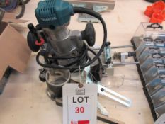 Makita RTO 700C palm router, 240v