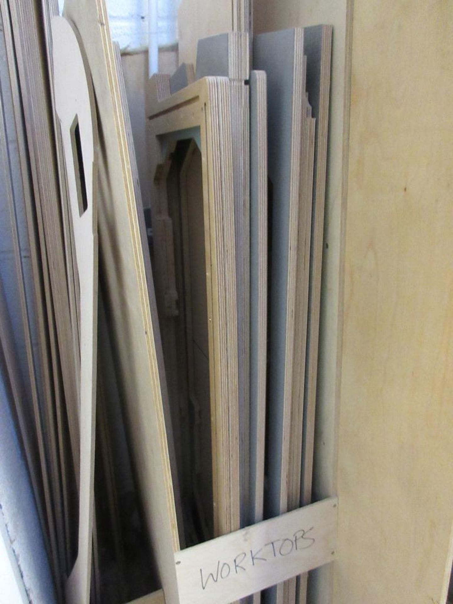 Assorted pre-machined plywood worktops, packers, cabinet fronts etc., generally to fit VW T5 and - Image 4 of 5