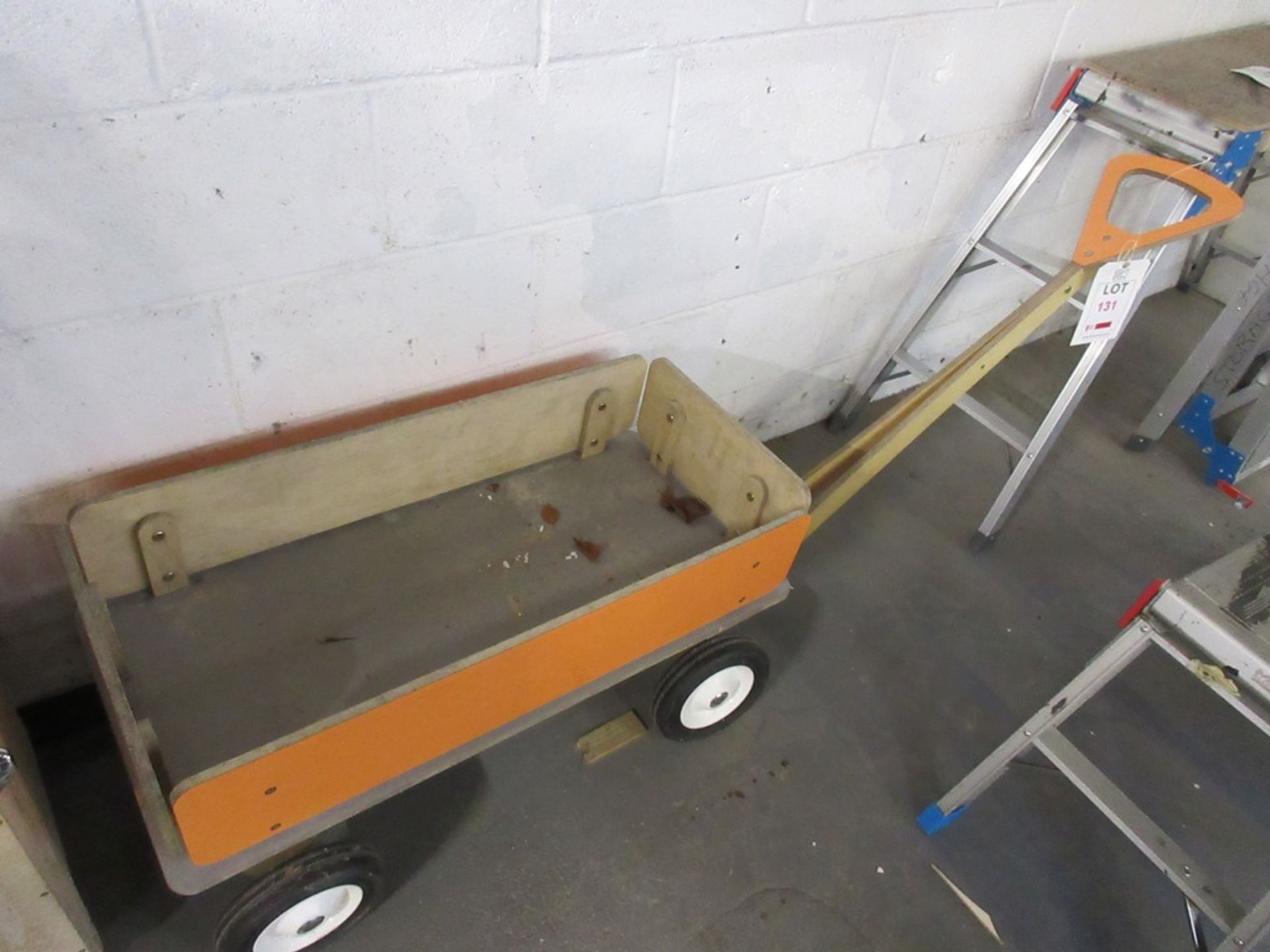 Bespoke pull along 4 wheel trolley