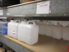 Approximately 14 various water containers and lids