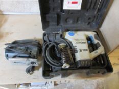 Black & decker KS531 jigsaw, 240v, 1 x MacAllister SDS drill, 240v