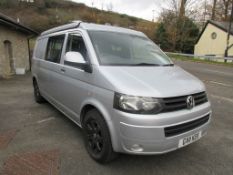 VW T-Sporter T30 2.0TDI LWB van with pop-up top, 138bhp Registration: GV11 KEK Recorded mileage