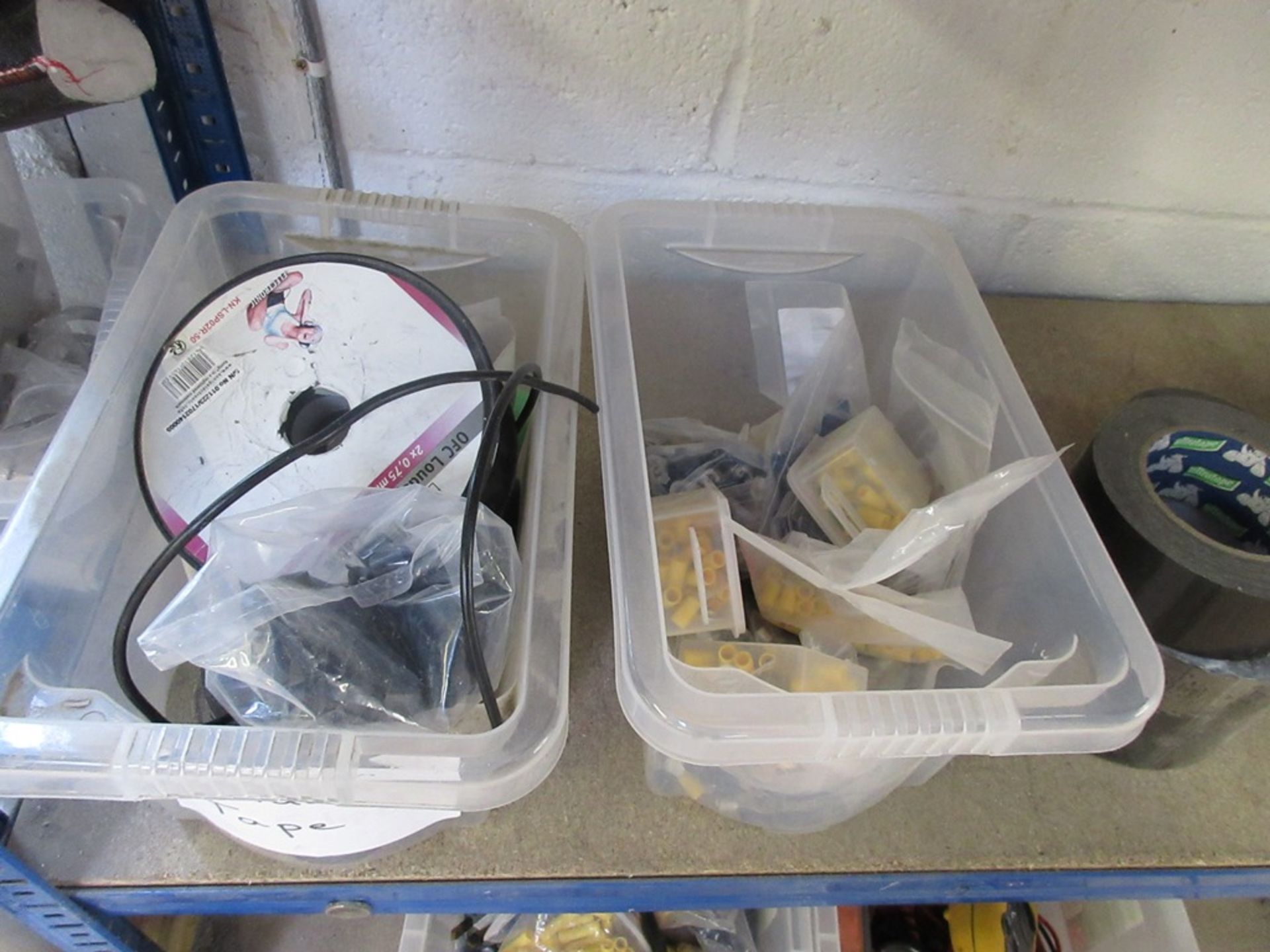 Quantity of assorted reeled electrical wire, test meter, electrical connectors etc. - Image 4 of 7