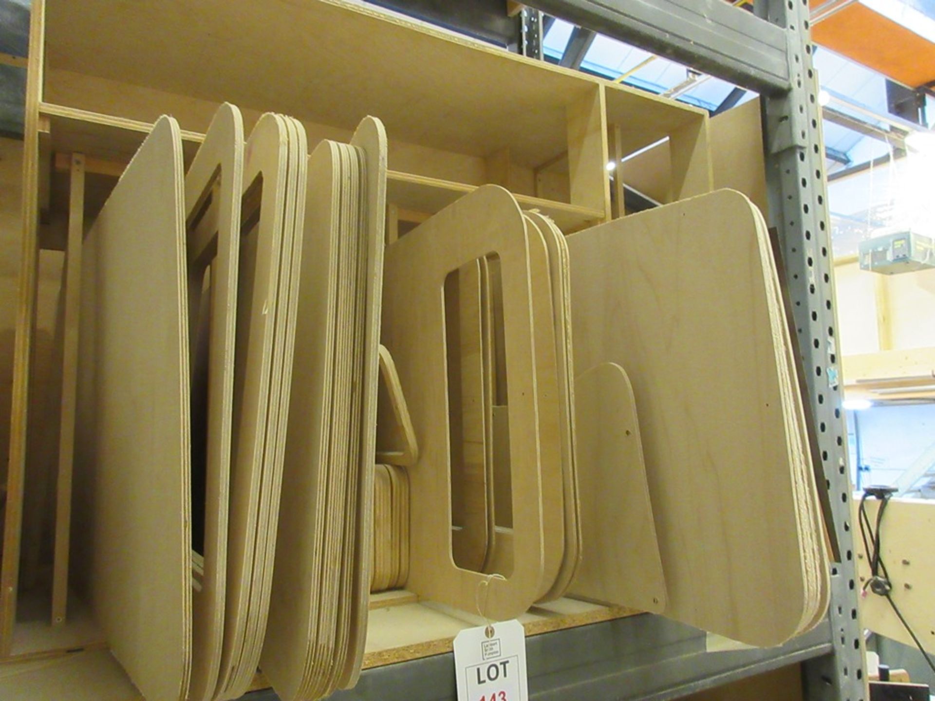 Quantity of assorted pre-machined plywood panels, etc., as lotted - Image 2 of 4