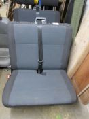 Upholstered clip in seats comprising of 2 x double