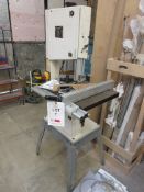 Axminster AWBB vertical band saw, part no. 700124, table size: 500mm x 400mm (2003), mounted on