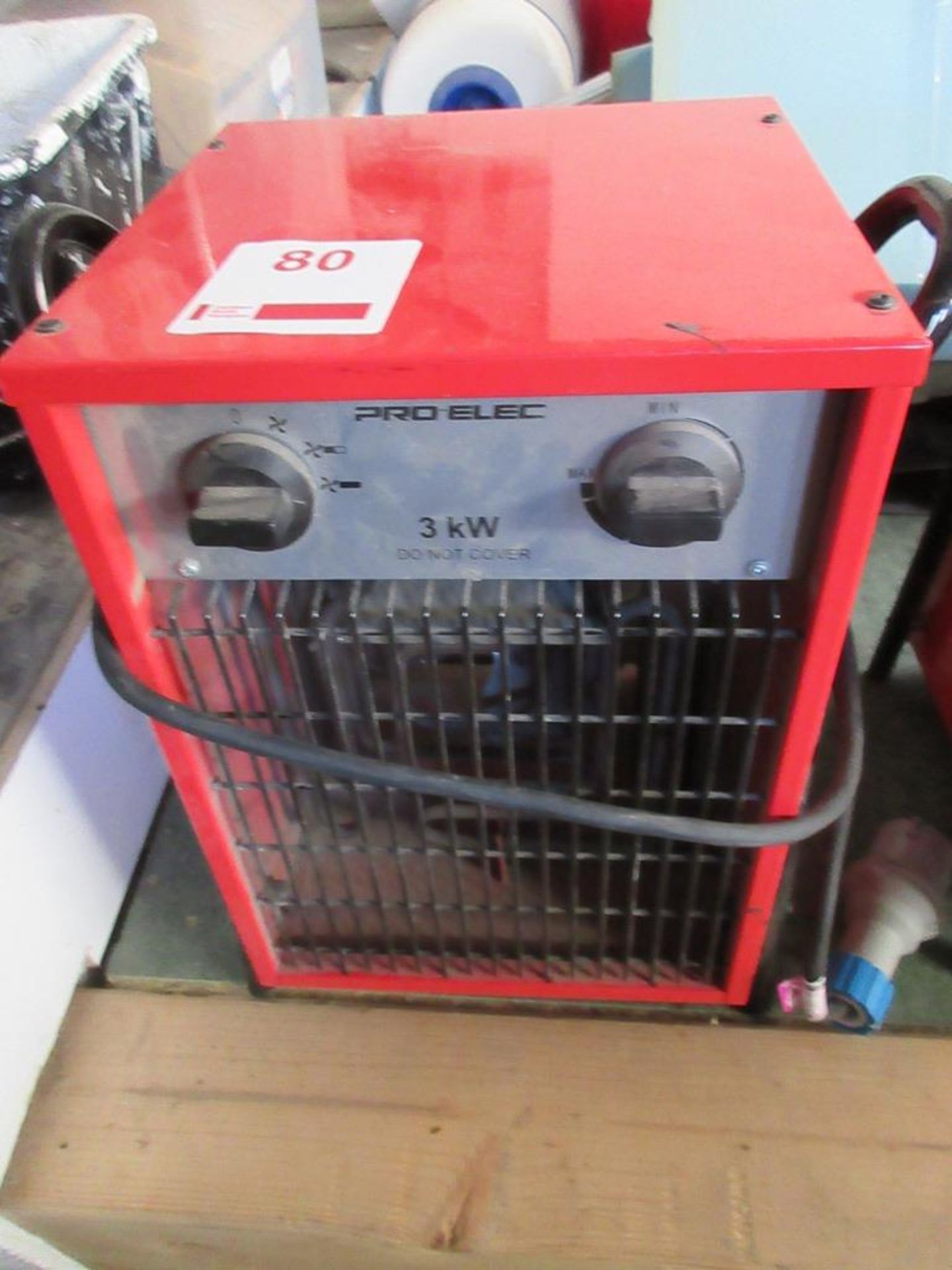 Pro electric workshop heater, 3kw, 240v