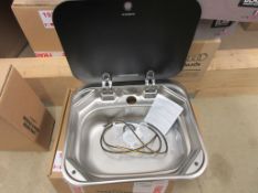 Dometic rectangular sink, 280mm x 380mm