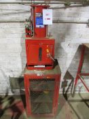 Sealey 2.2 Ton pneumatic paint can crusher, model HCC08