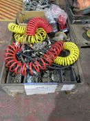 Quantity of various hoses & fittings