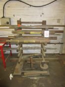 Fabricated Steel bar rack & contents of bar etc.