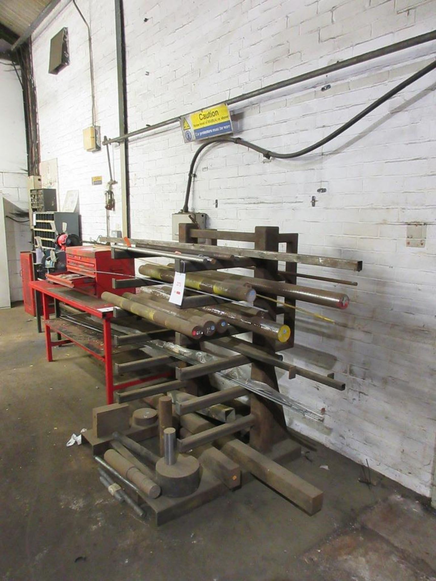 Fabricated Steel bar rack & contents of bar etc. - Image 2 of 3