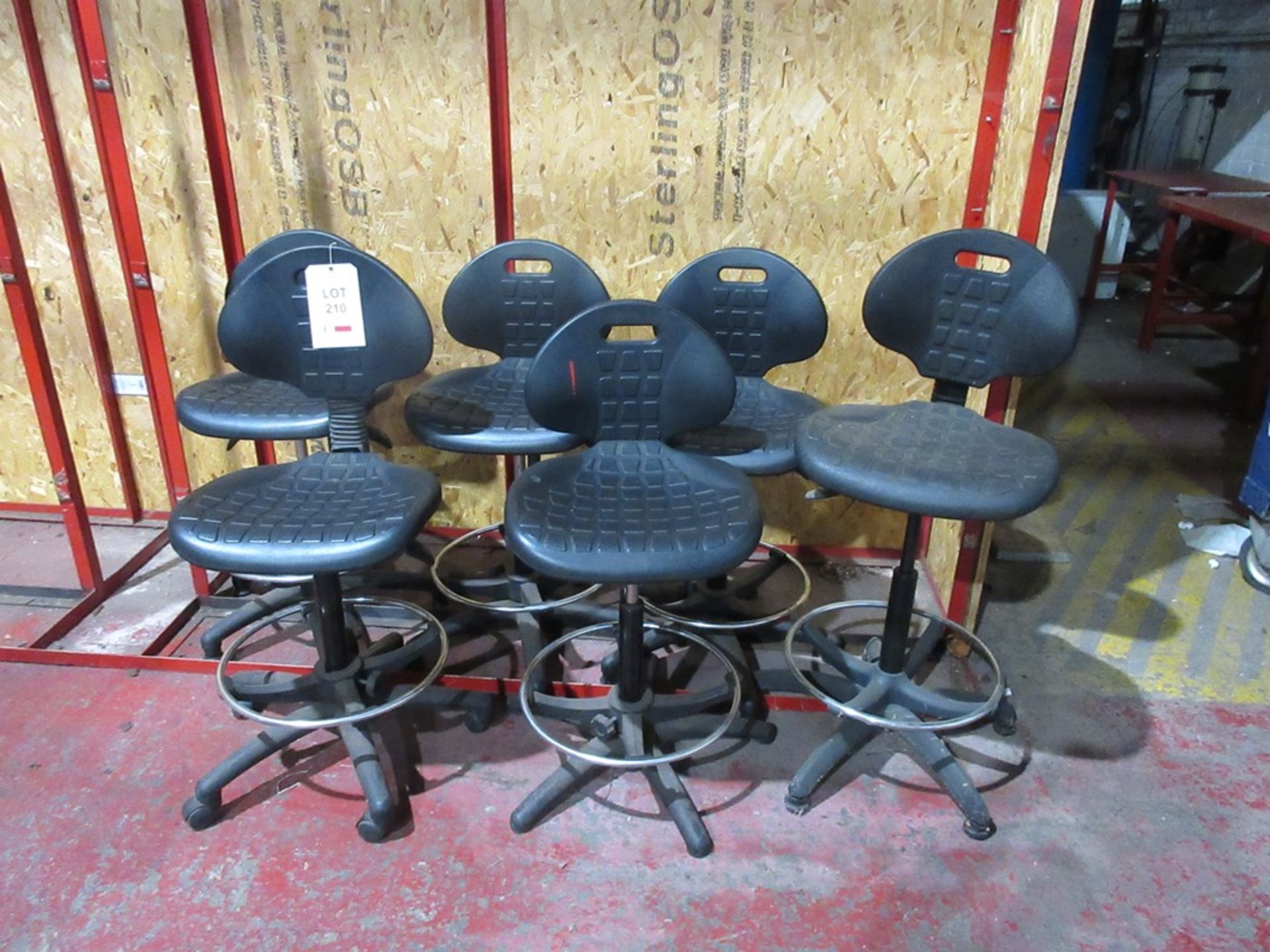 Six Various operators chairs