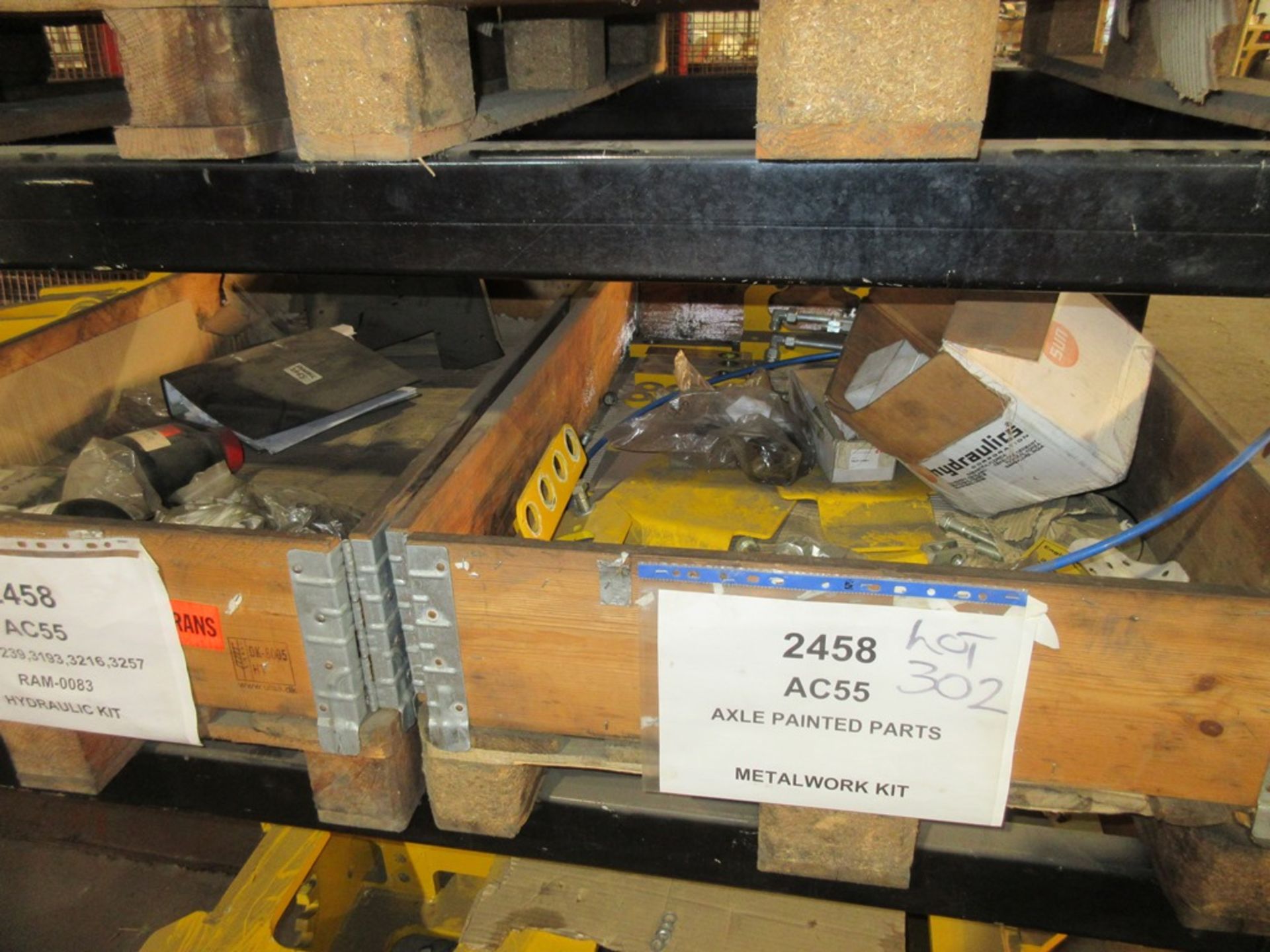 Quantity of axle parts, rams & pins etc. - excluding racking - Image 3 of 4