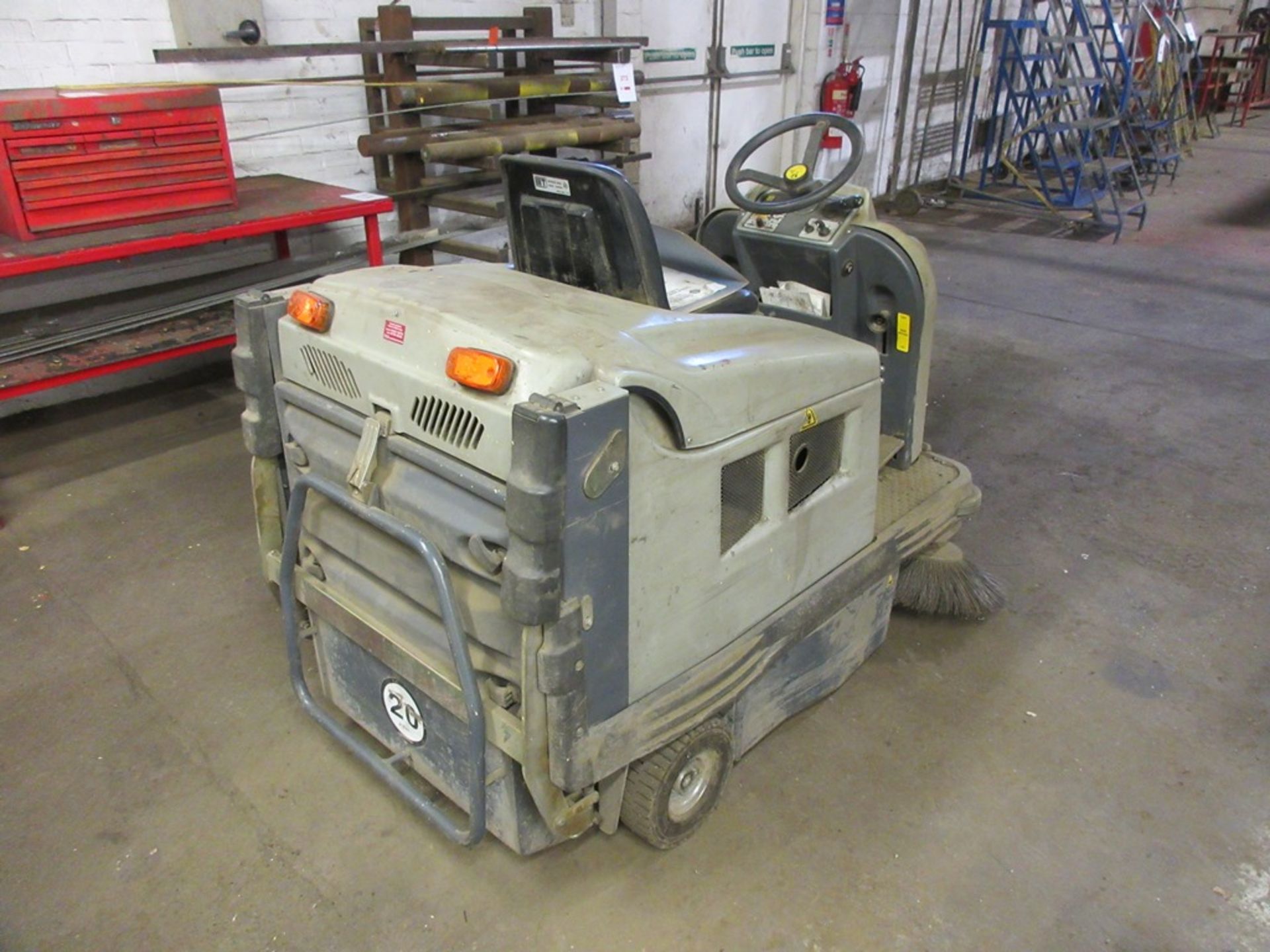 Ride on floor Sweeper, model 12021JP - spares or repair - Image 3 of 5