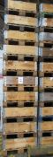 Ten Euro pallets with collars